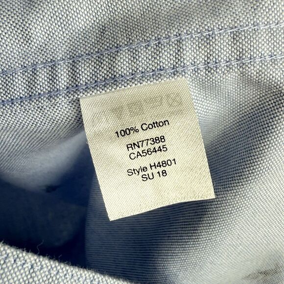 J. Crew Flex Men’s Blue Great White Shark Print Short Sleeve Shirt Small - Picture 13 of 16